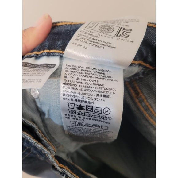 511 Levi's Slim Straight Fit Blue Jeans 29x32 - Picture 7 of 7